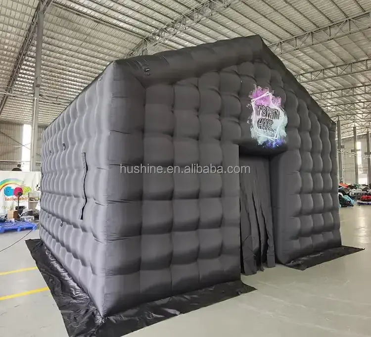 Backyard inflatable-nightclub tent night club party inflatable disco light inflatable nightclub cube tent