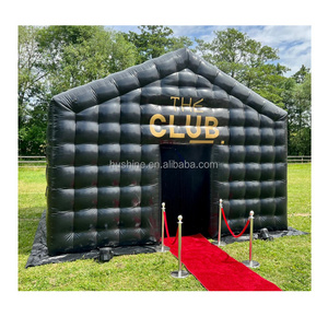 blowup nightclub tente gonflable rental equipment cube outdoor house event night club party blow up nightclub inflatable tent