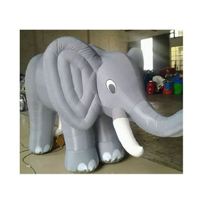 Customizable size factory price giant inflatable cartoon elephant  model balloon exhibition for advertising promotion