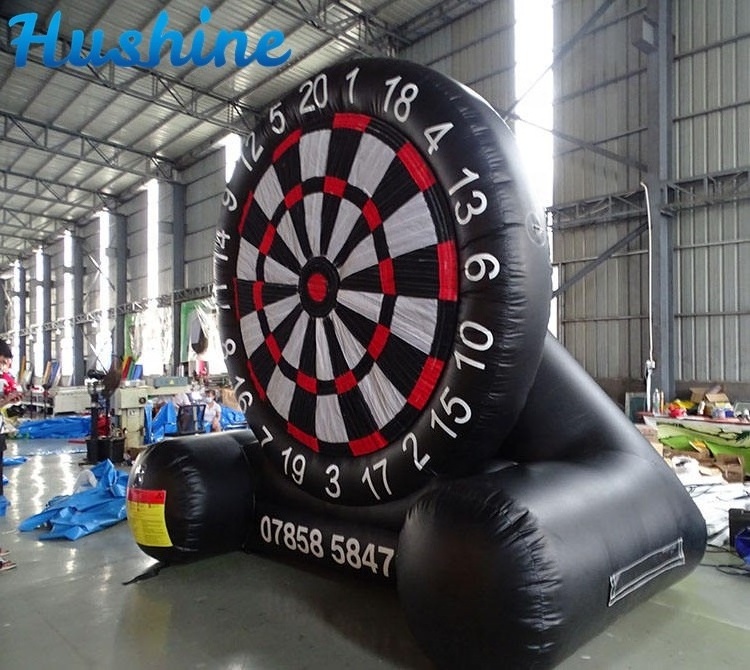 customized Interactive sport game inflatable football target inflatable football darts inflatable soccer dart board