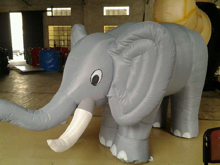 Customizable size factory price giant inflatable cartoon elephant  model balloon exhibition for advertising promotion