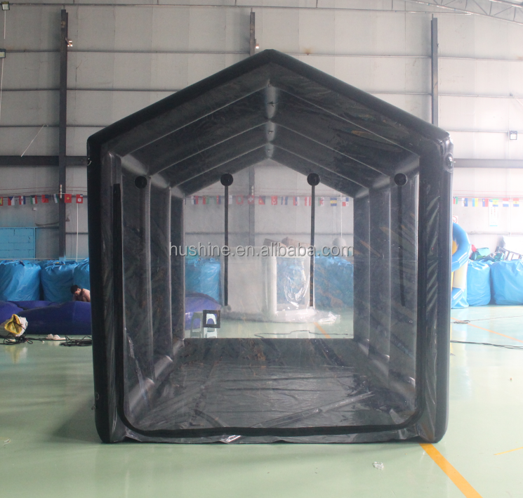 Air Tight Portable Inflatable bubble Car Cover Transparent clear Pvc waterproof show Capsule shelter inflatable Car Garage tent