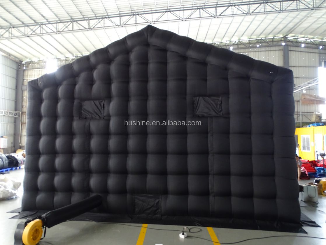 blowup nightclub tente gonflable rental equipment cube outdoor house event night club party blow up nightclub inflatable tent