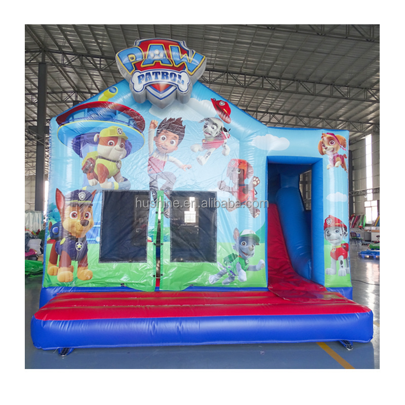 paw inflatable bouncer patrol party rental equipment combo commercial jumping jump house for kids Jumpers bouncy castle