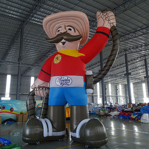 Factory price giant inflatable cowboy model for advertising promotion