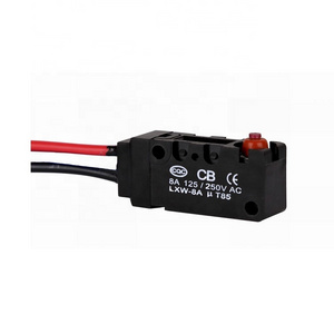 LXW-8A  hot sale mini waterproof Micro Switch with IP65,IP67,lever switch