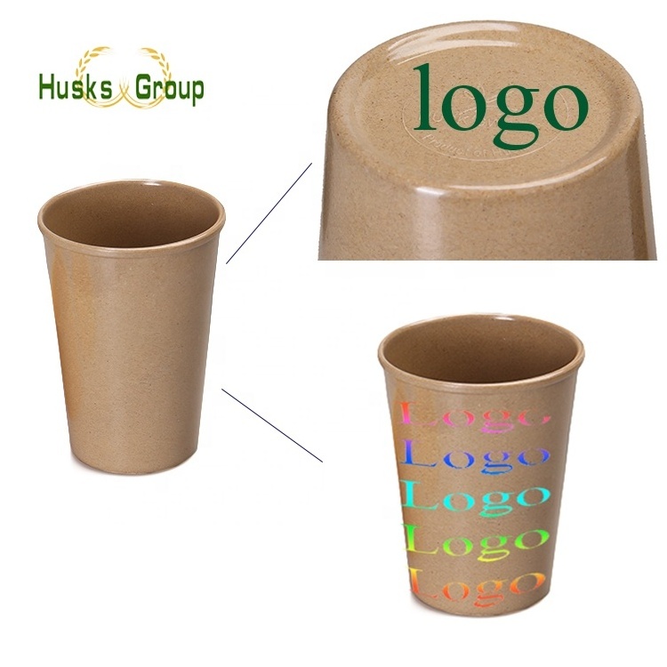 Official  Biodegradable Rice Husk Travel Mug eco coffee cup reusable