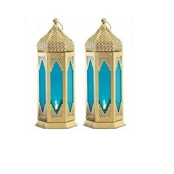 Indoor and Outdoor Decoration Tableware Candle Lantern Elegant Design Hotel Decorative Moroccan Lantern for Festive Season