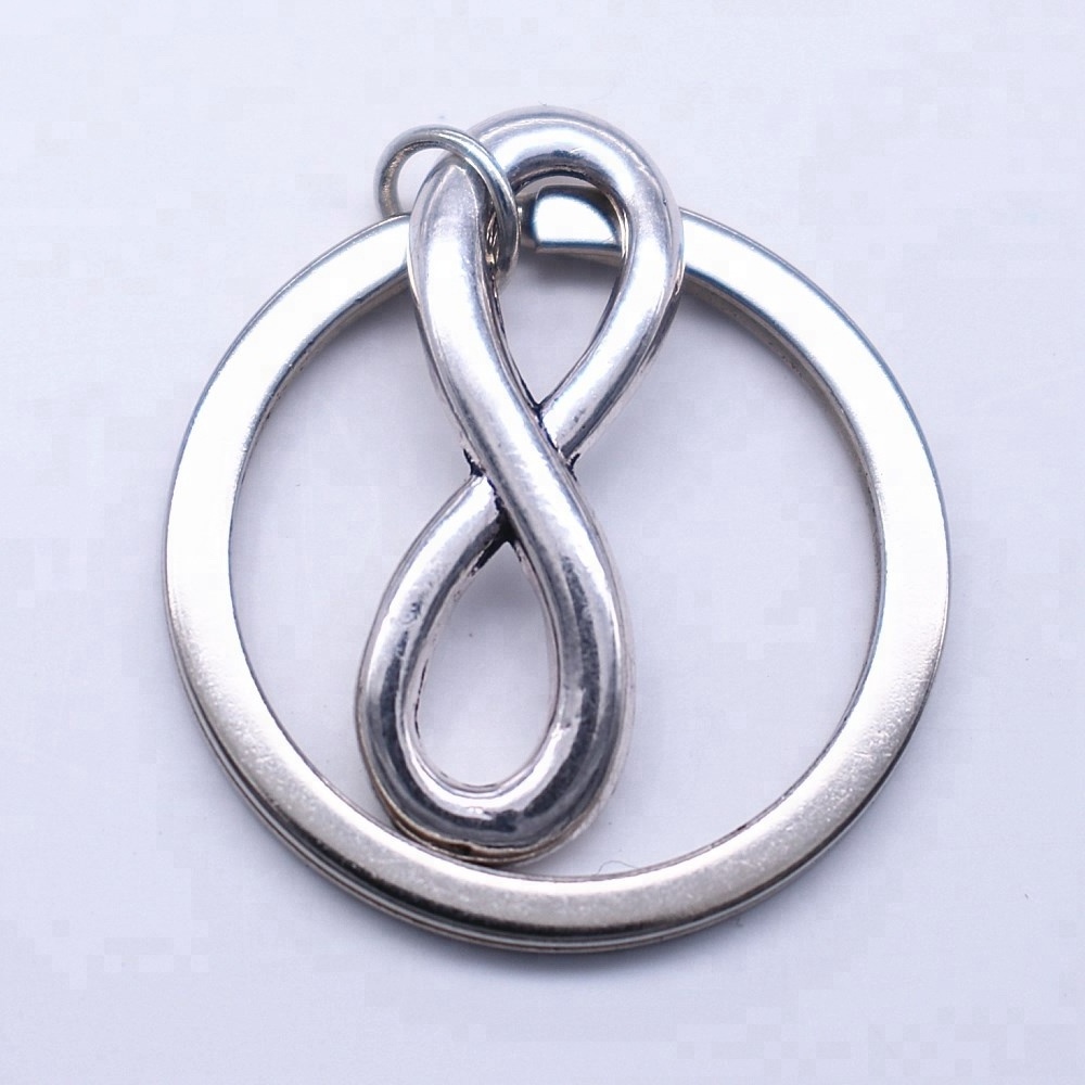 HUSURU Jewelry Cheap Wholesale Promotion Gift Infinity Symbol Key Chain You and Me for Infinity; Couples Key chains Set