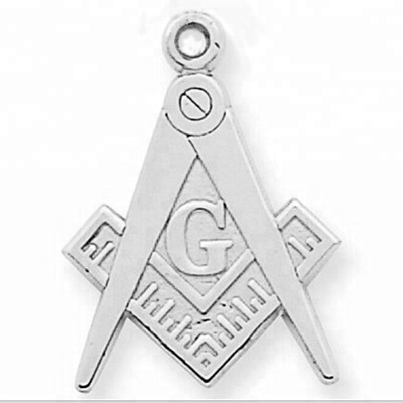 DIY Jewelry Making Metal Alloy Freemason Masonic Pendant Organization Symbol Charm