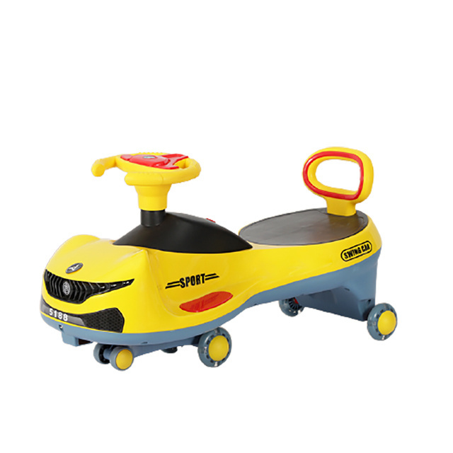 2023 HUTI Lovely Children swing car New design children baby kid swing twisting twist twisted wiggle car