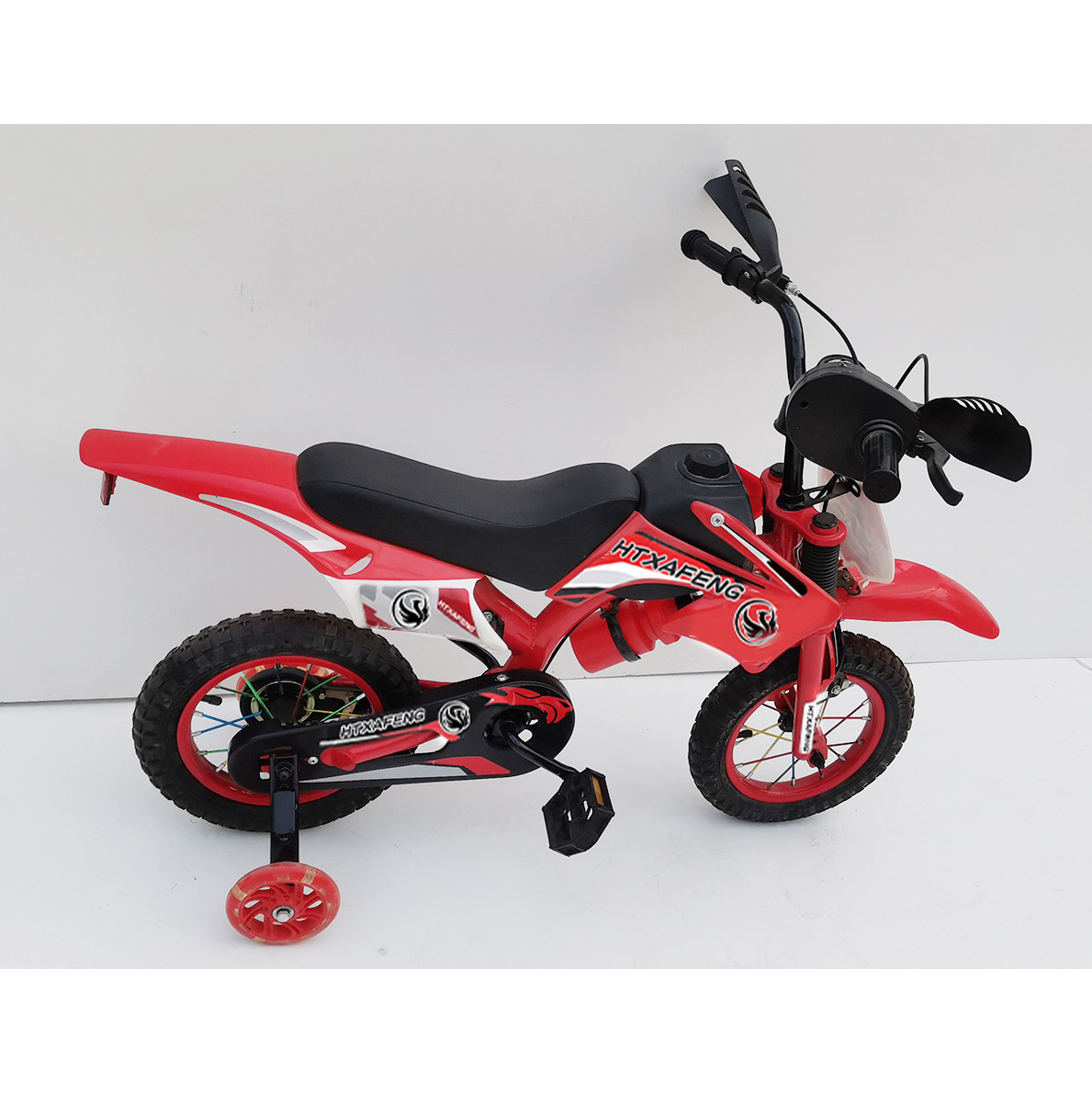 Factory cheap price small motorcycles bicycle for children hot sale 12 14 16 inch kids dirt bike with training wheels