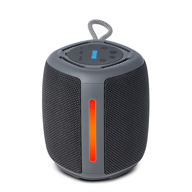 OEM T23 10W RGB Waterproof IPX6 Round Mini Portable Fabric Outdoor BT Wireless Bluetooth Speaker