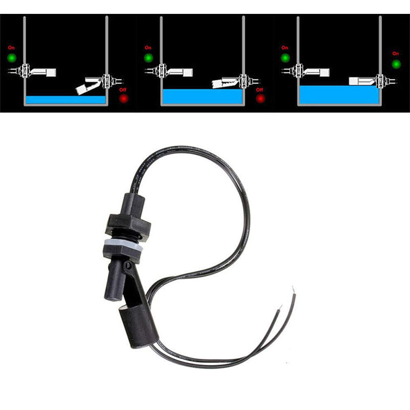 Tank Pool Horizontal Float Sensor Switch Side Mount Liquid Water Level Sensor Controller Automatic Water Pump Controller