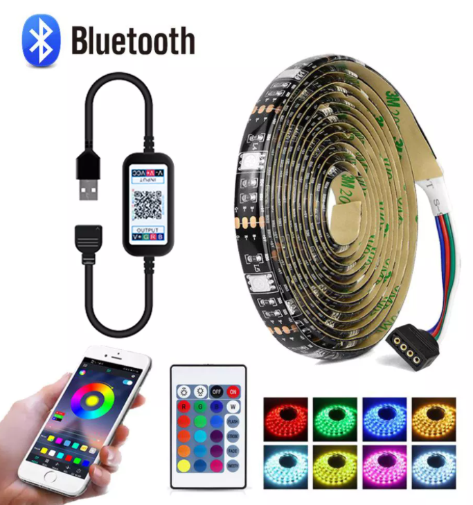 Ultra brightness  DC  12V/24v  5050  RGB  Christmas  light usb power  TV  led  strip set  rgb  light