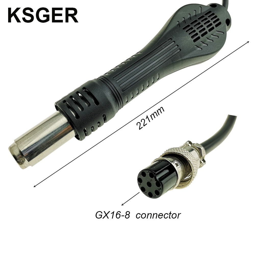 KSGER 2 in 1 T12 Soldering Station STM32 OLED DIY Air Dryer 9501 Aluminum Alloy Handle Hot Air Gun SMD Rework Station