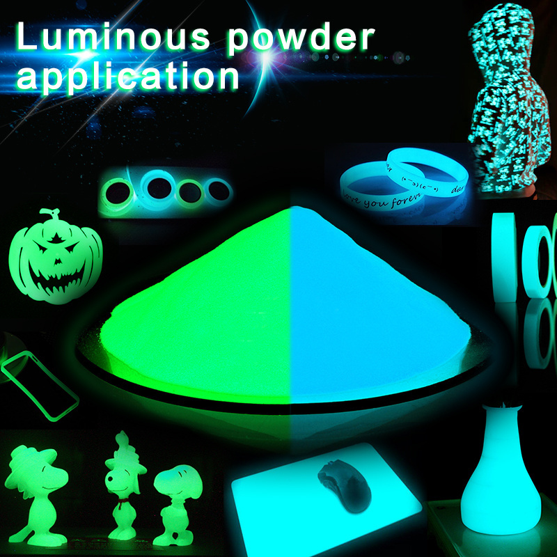 Glow In The Dark Pigment Powder Luminous Pigment Fluorescent Photoluminous Effect Glowing