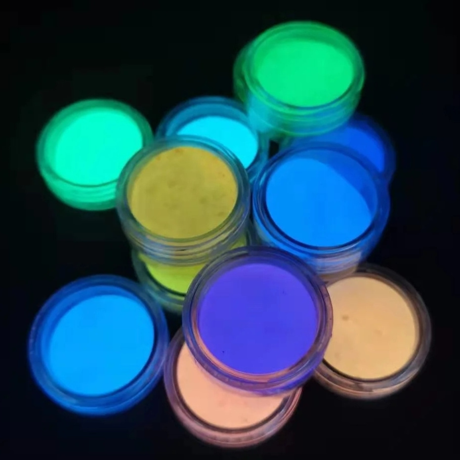 Glow In The Dark Pigment Powder Luminous Pigment Fluorescent Photoluminous Effect Glowing