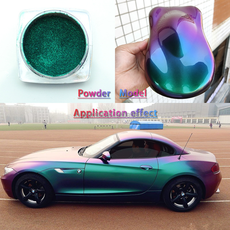 Resin Ink Chrome Effect Color Change Angular Discoloration Optical Chameleon Pigment For Car Paint