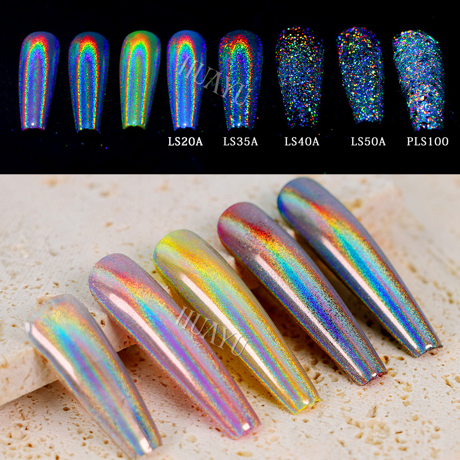 Wholesale Chrome Chameleon Holographic Glitter Powder Pigment For Nail Art Car Paint Coating