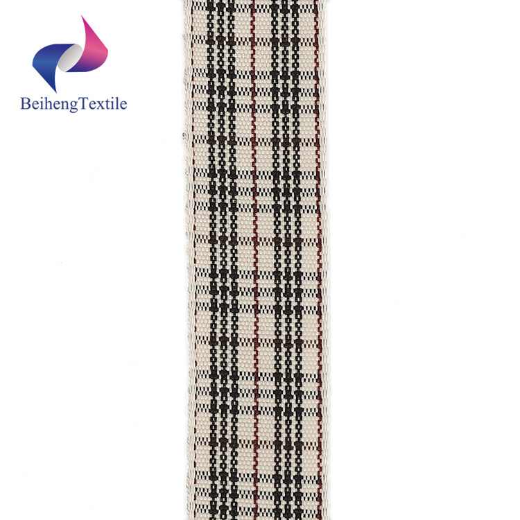 Wholesale Luxury Plaid Check Wired Edge 38mm Checked Ribbon