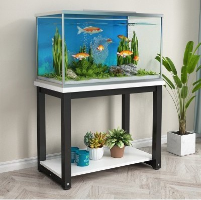 2022 new variety of color matching sturdy concise fish tank tv stand