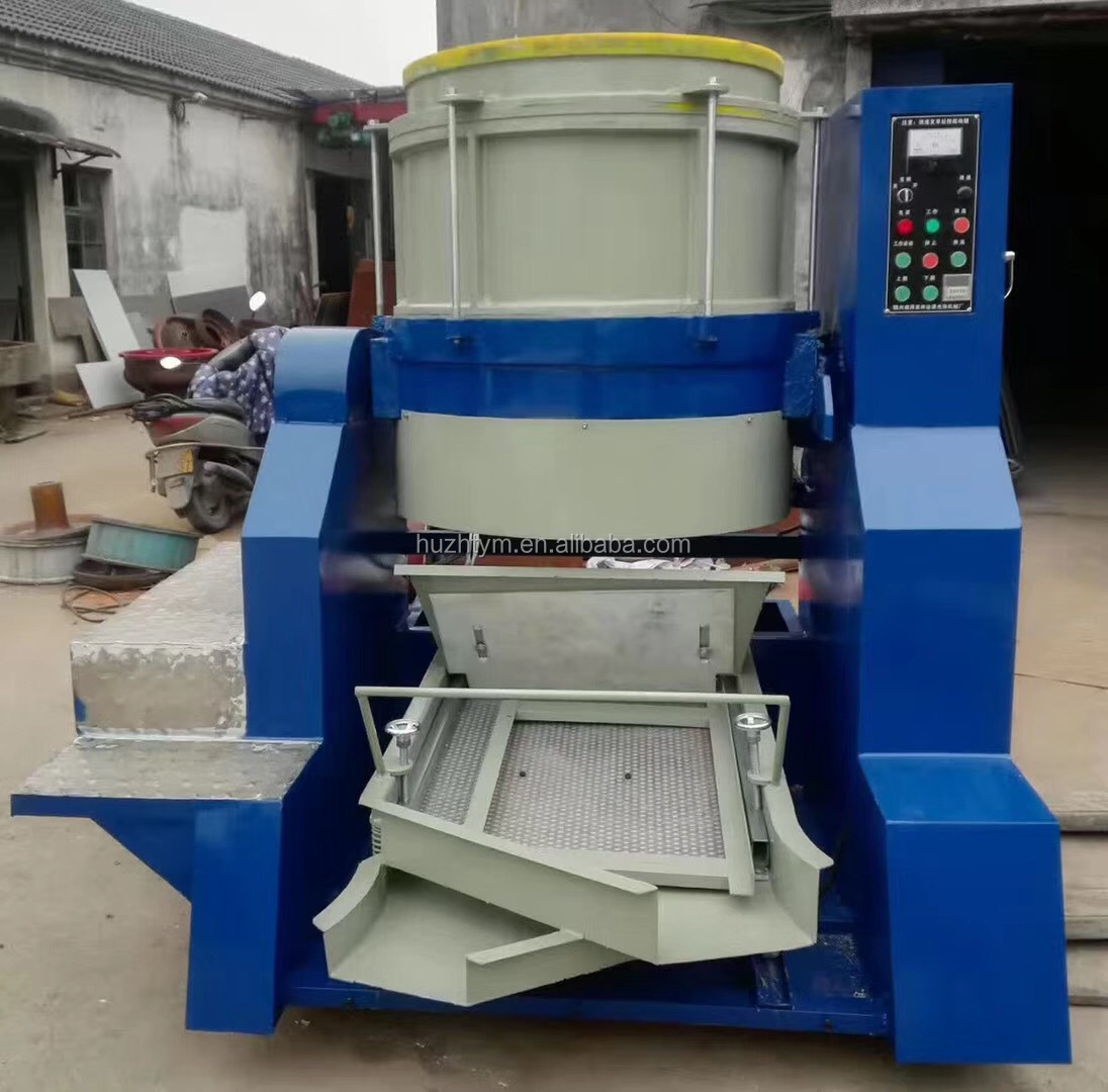 Centrifugal disc finishing machine vibratory polishing machine