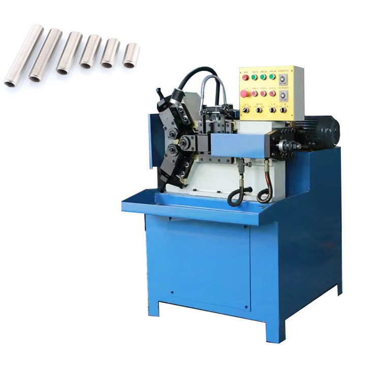 Automatic Small Hydraulic CNC Three Rolls Pipe Tube Rebar Screw Thread Rolling Machine