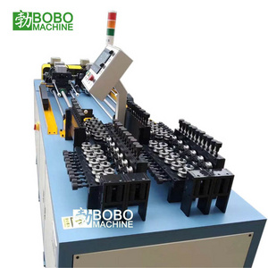 copper stainless steel four tubes / tube pipe straightening cutting making machine