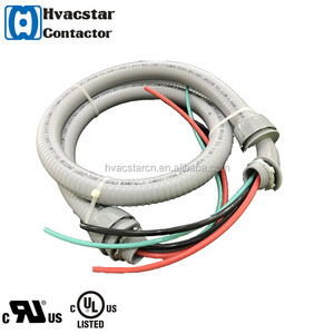 CUL Listed nonmetallic 6Ft 3/4', 8AWG power whip wiring,liquid tight pvc conduit