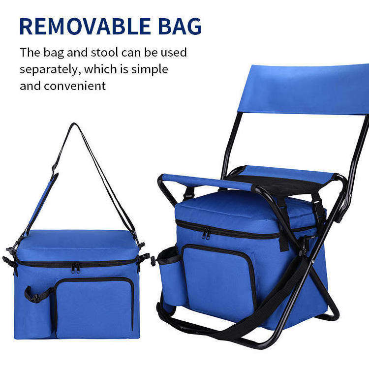 Vietnam Suppliers Custom Portable Light Outdoor Fishing Camping Travel Beach Folding Chairs Cooler bag