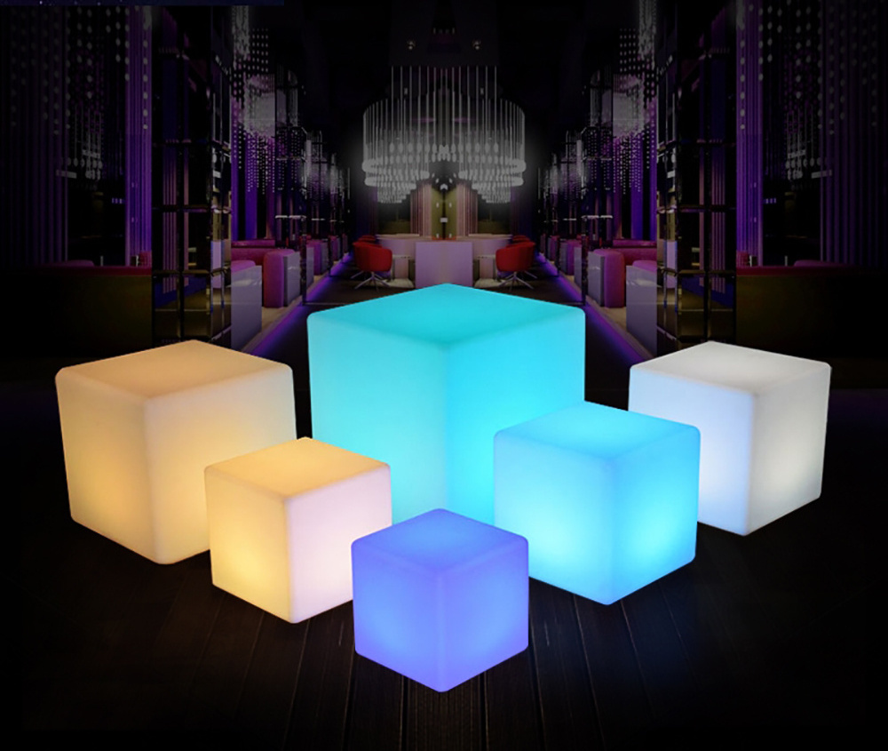 Classic Cube LED Lamp L20*W20*H20 Waterproof Ice Cube LED Lighting Bedside LED Night Light