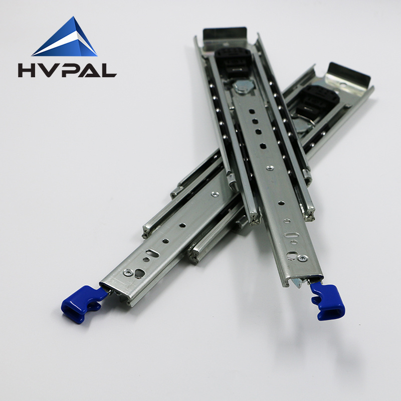 HVPAL 500 LBS 227 kgs load Rating Ball Bearing Locking Drawer Slide Heavy Duty Drawer Slides for Modular storage cabinets