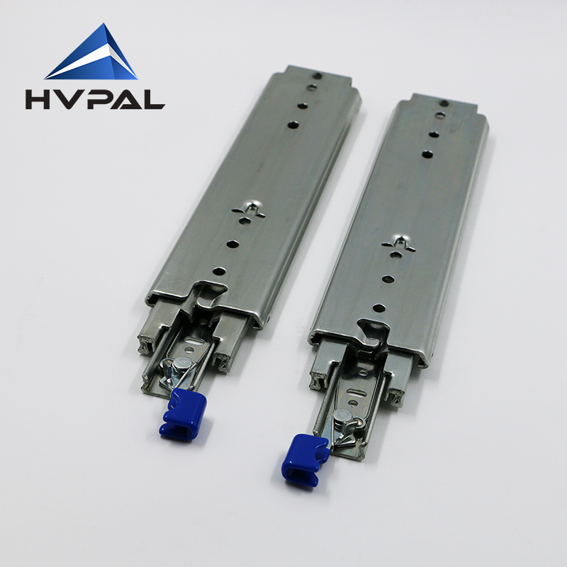 HVPAL 500 LBS 227 kgs load Rating Ball Bearing Locking Drawer Slide Heavy Duty Drawer Slides for Modular storage cabinets