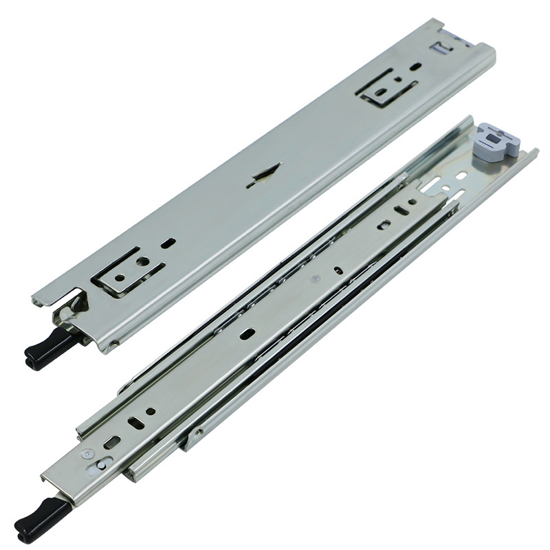 Fully Extended Heavy-duty Drawer Slides Lock Telescopic Channel Slides for Aluminum Toolbox Waterproof UTE Truck