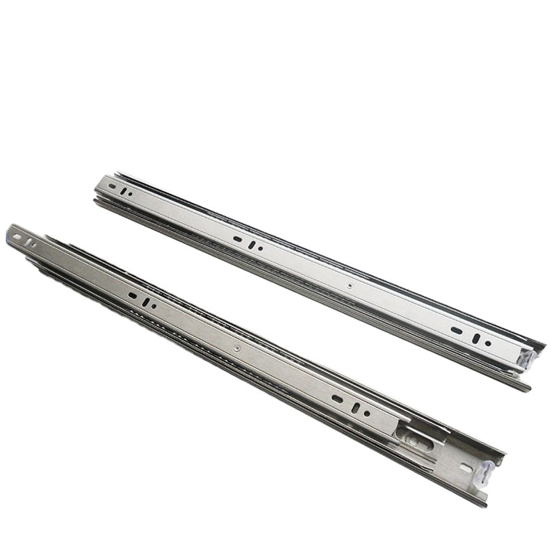 4501 45mm width TP 304 316 us general tool box push open soft close ball bearing drawer slides