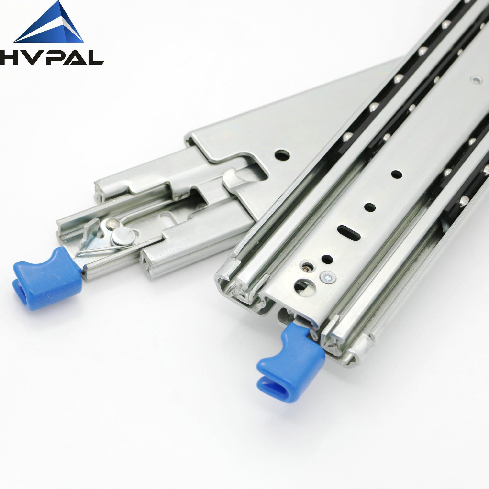 250kg heavy duty tool box drawer slide ball bearing slide superdisplacement cylindrical lock aba with rigel