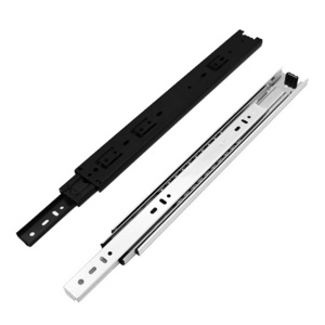 45mm Full Extension Adjustable Seat Rail Inner Drawer System Concealed Sliding Drawer Slide Rail Furniture for Heavy Wood Drawer