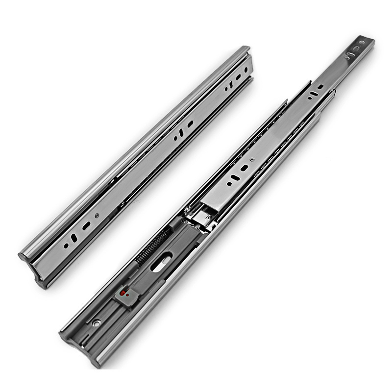 45mm Soft Close Drawer Slide Rails Telescopic Channel Draw Slide Draw Runners Soft Close Soft Close Damper Drawer Slide