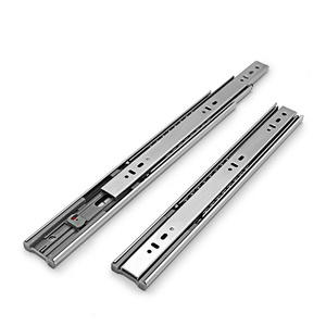 45mm Soft Close Drawer Slide Rails Telescopic Channel Draw Slide Draw Runners Soft Close Soft Close Damper Drawer Slide