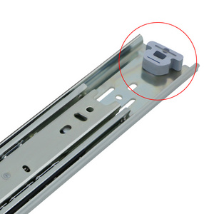 51mm 5133 double extension slide out pull out extra heavy duty telescopic drawer runners replacement drawer stops