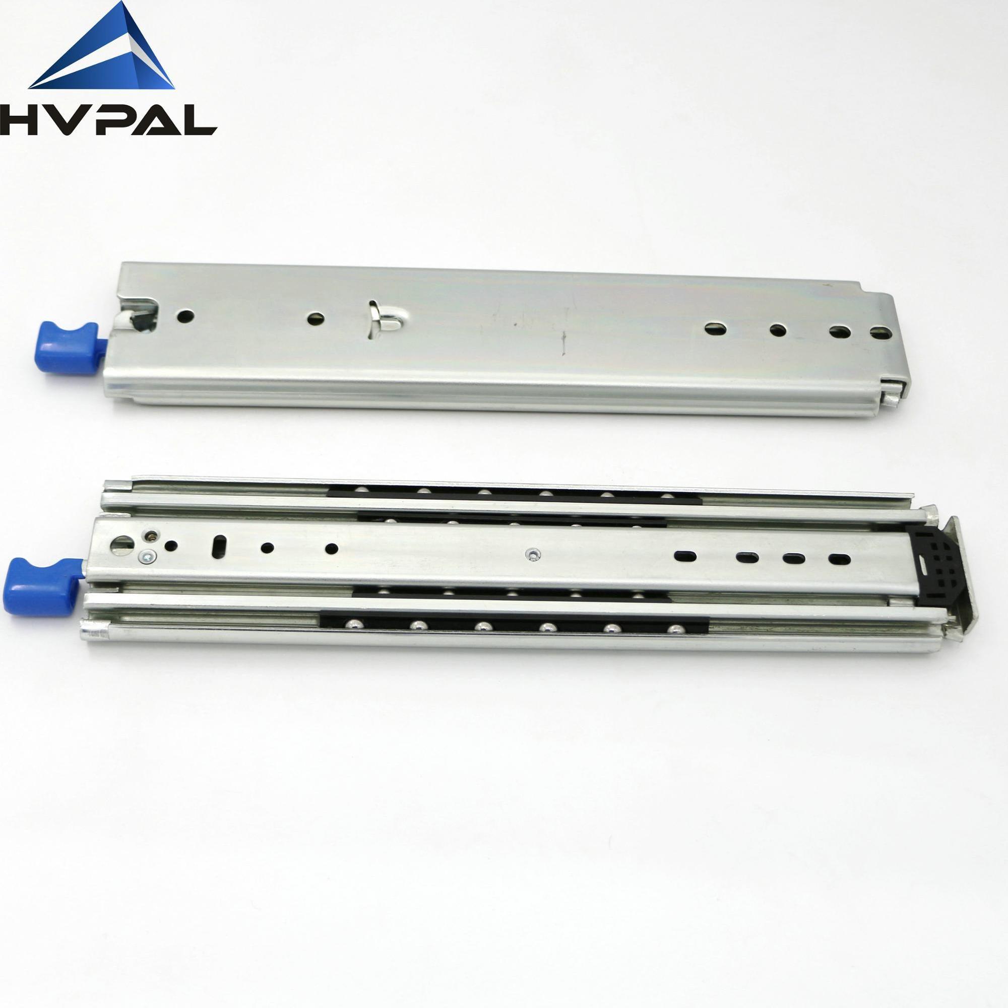 250kg heavy duty tool box drawer slide ball bearing slide superdisplacement cylindrical lock aba with rigel