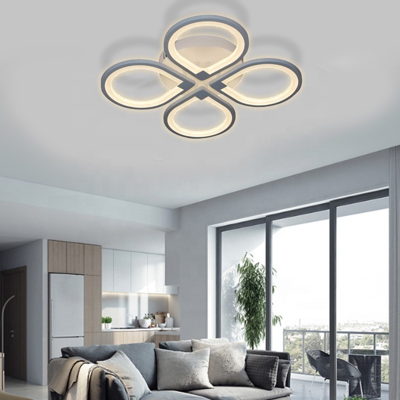 Modern Home Lamps Lighting For Decor RGB Bedroom Chandeliers Led Ceiling Light