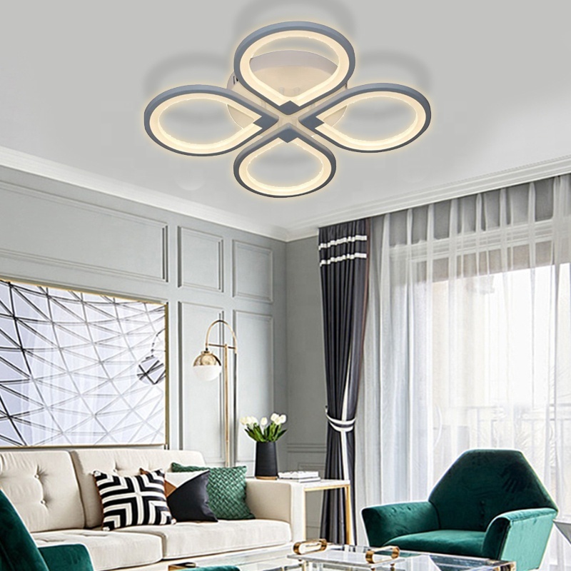 Modern Home Lamps Lighting For Decor RGB Bedroom Chandeliers Led Ceiling Light