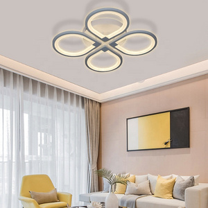 Modern Home Lamps Lighting For Decor RGB Bedroom Chandeliers Led Ceiling Light