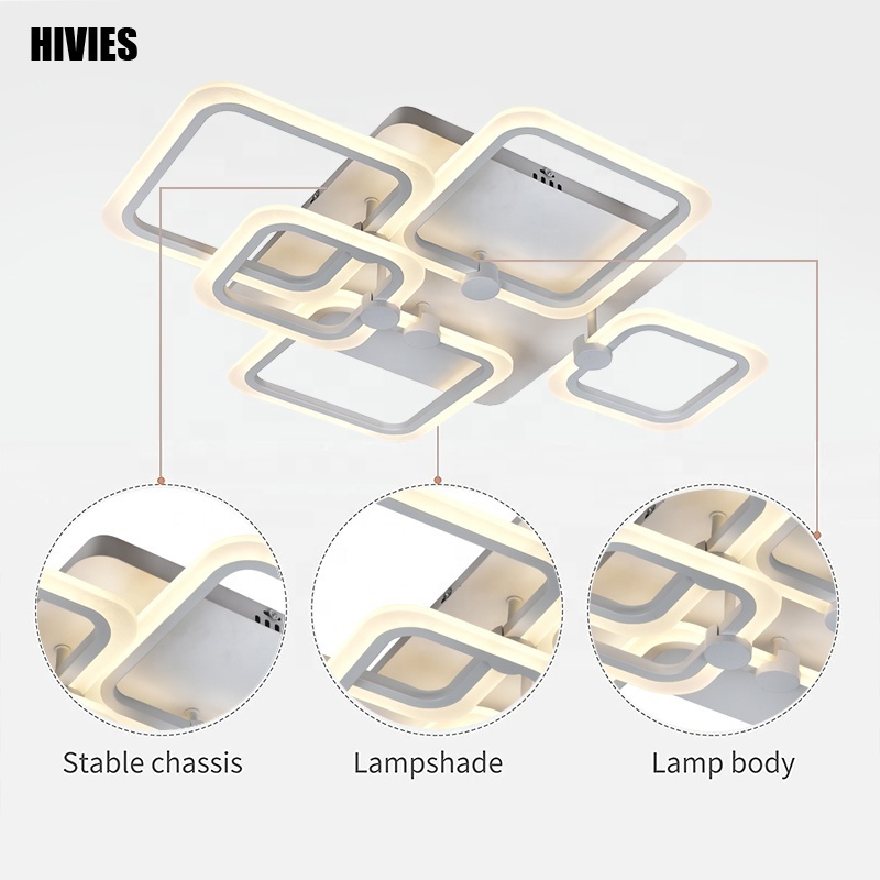 Hot Sale New Ceiling Light Hotel School Villa Corridor Staircase Lamp Modern Square Design LED Ceiling Lamp