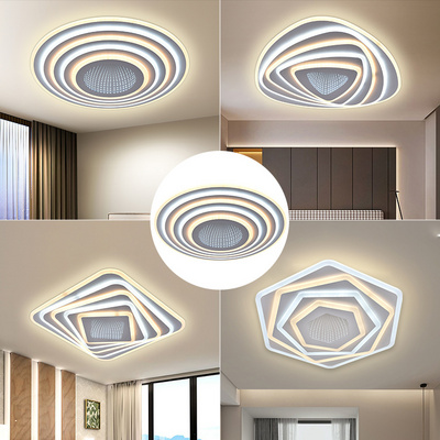 Smart Fancy Fixtures Modern Flush Mounted Ceil Lighting Living Room Indoor 190W LED Ceiling Light