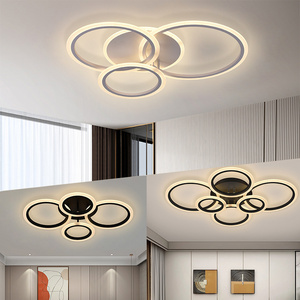 Energy Saving Modern Round Decoration Flush Mount Living Room Bedroom Remote Control Led Ceiling Light