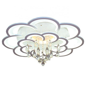 Cristal from Villa living room Ceiling Light White Modern Office Pendant led ceiling lamp