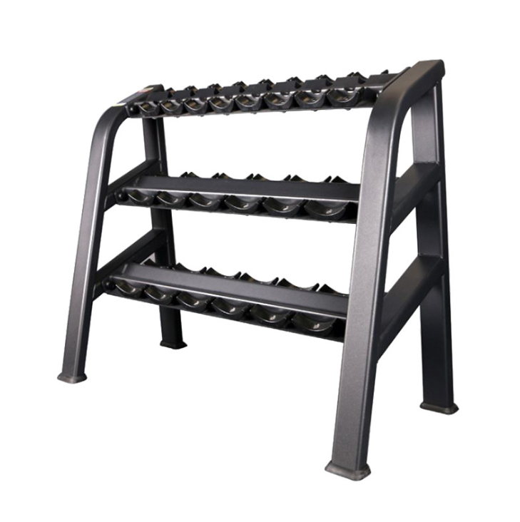 3 Layers dumbbell rack home Use Dumbbell Set Rack 3 tier